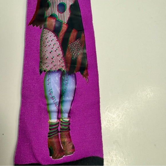 NWT. Disney Socks for Adults - Jack Skellington and Sally Black & purple sz 6-12 - Picture 6 of 13